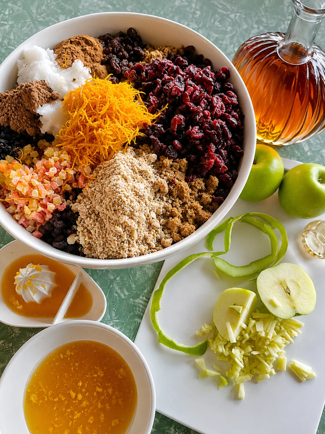 Ingredients prepared for a Portershed drink